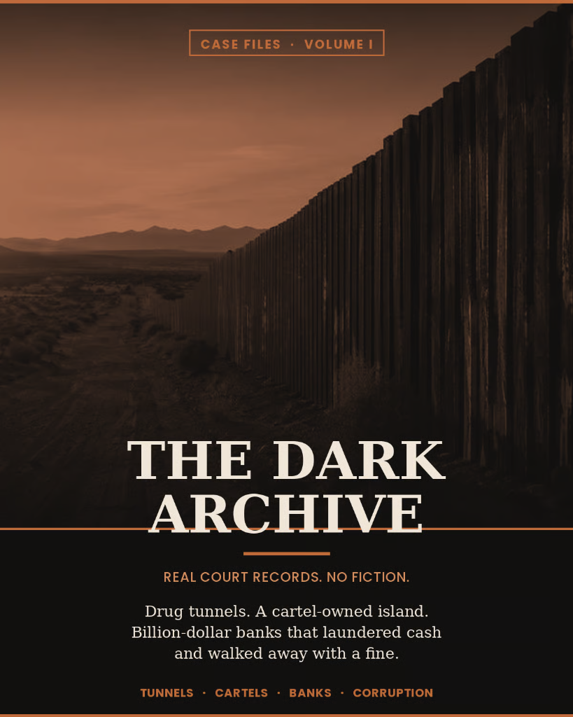 The Dark Archive Vol. 1 — Case Files, Volume I — Real Court Records. No Fiction.